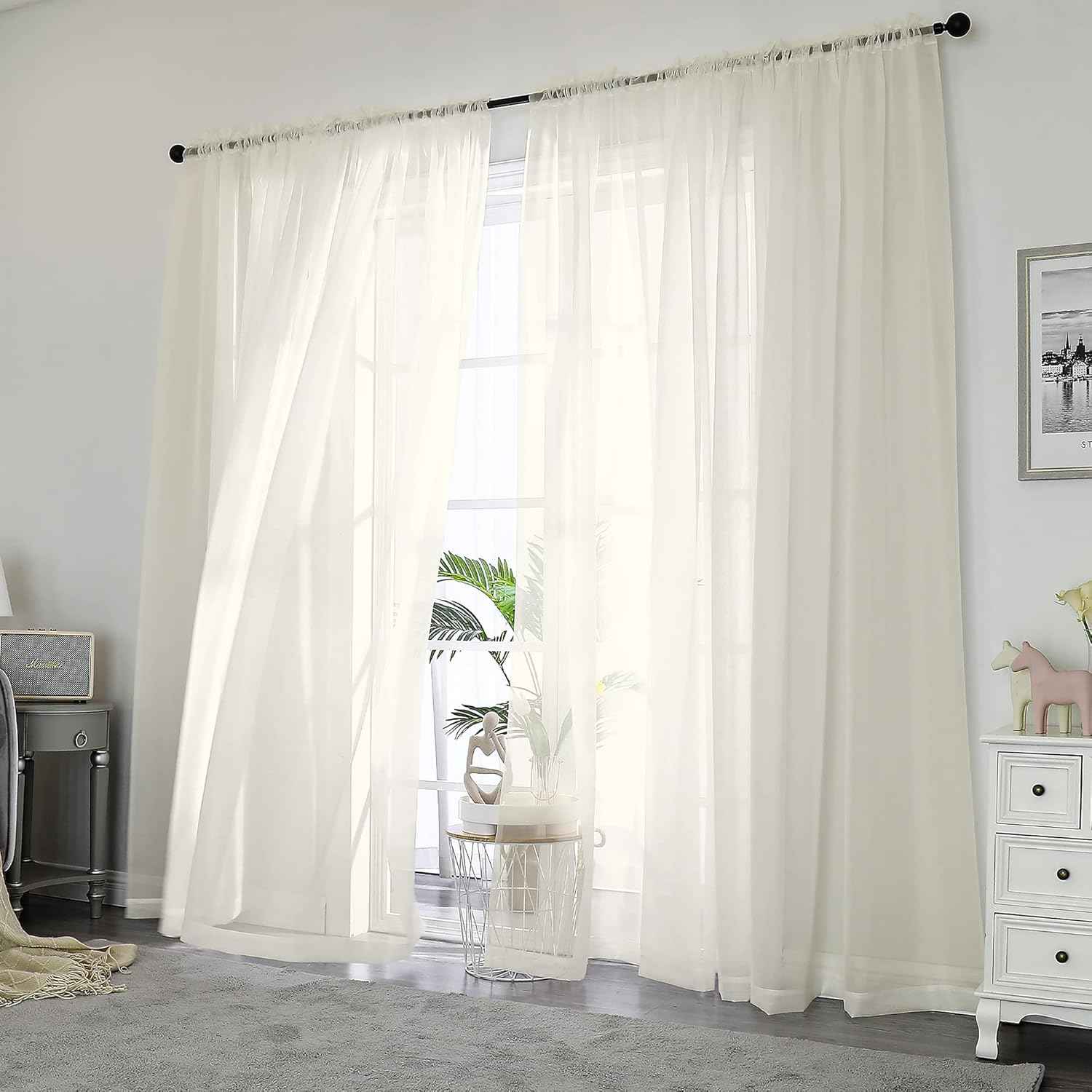 Stunning Sheer Curtain Ideas for Bedroom | Elegant Styles