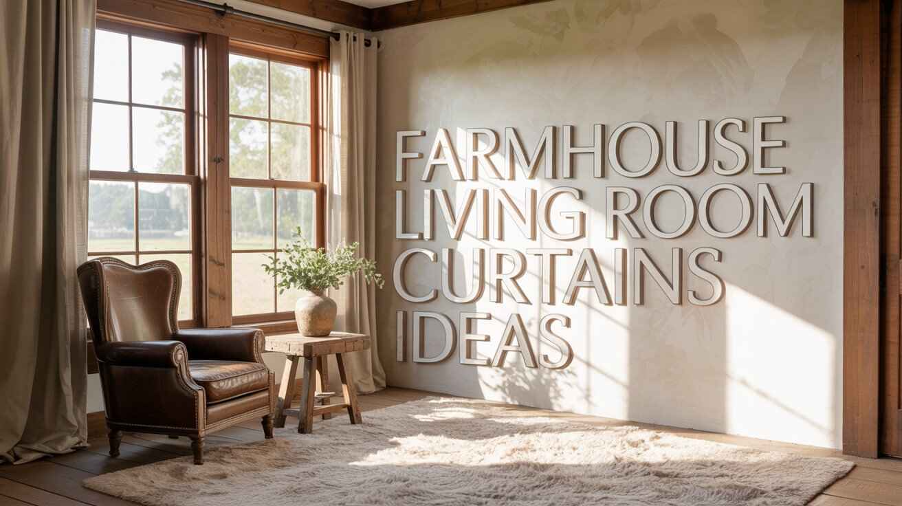 Top 5 Farmhouse Living Room Curtains Ideas for Style